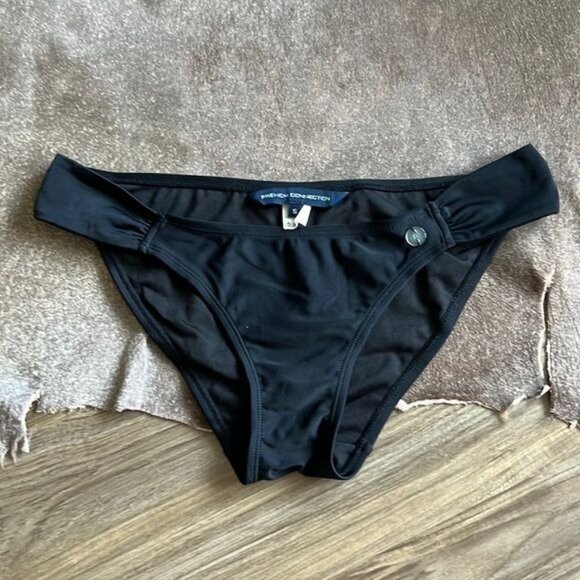 FCUK French Connection Solid Hipster Bikini Bottom - Picture 1 of 4